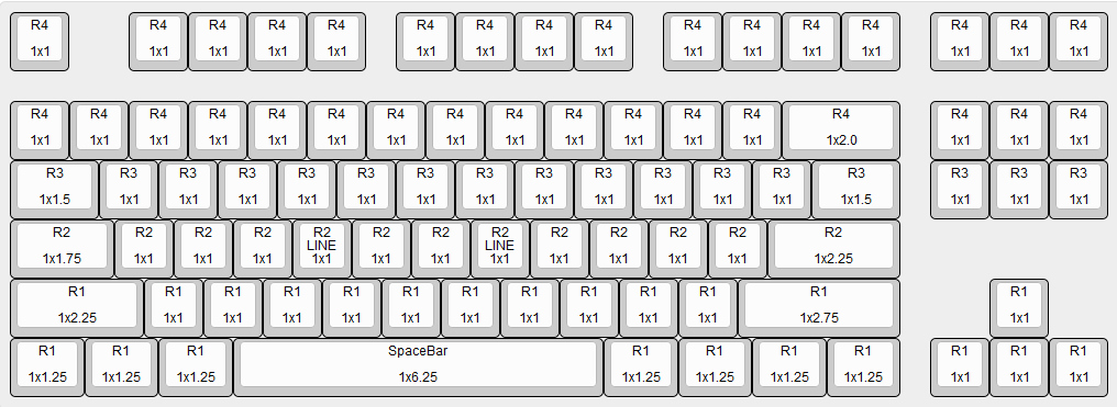 Max Keyboard Cherry MX Mechanical Keycap Layout And Size Chart