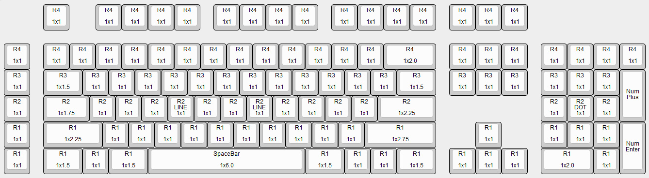 Max Keyboard Cherry Mx Mechanical Keycap Layout And Size Chart