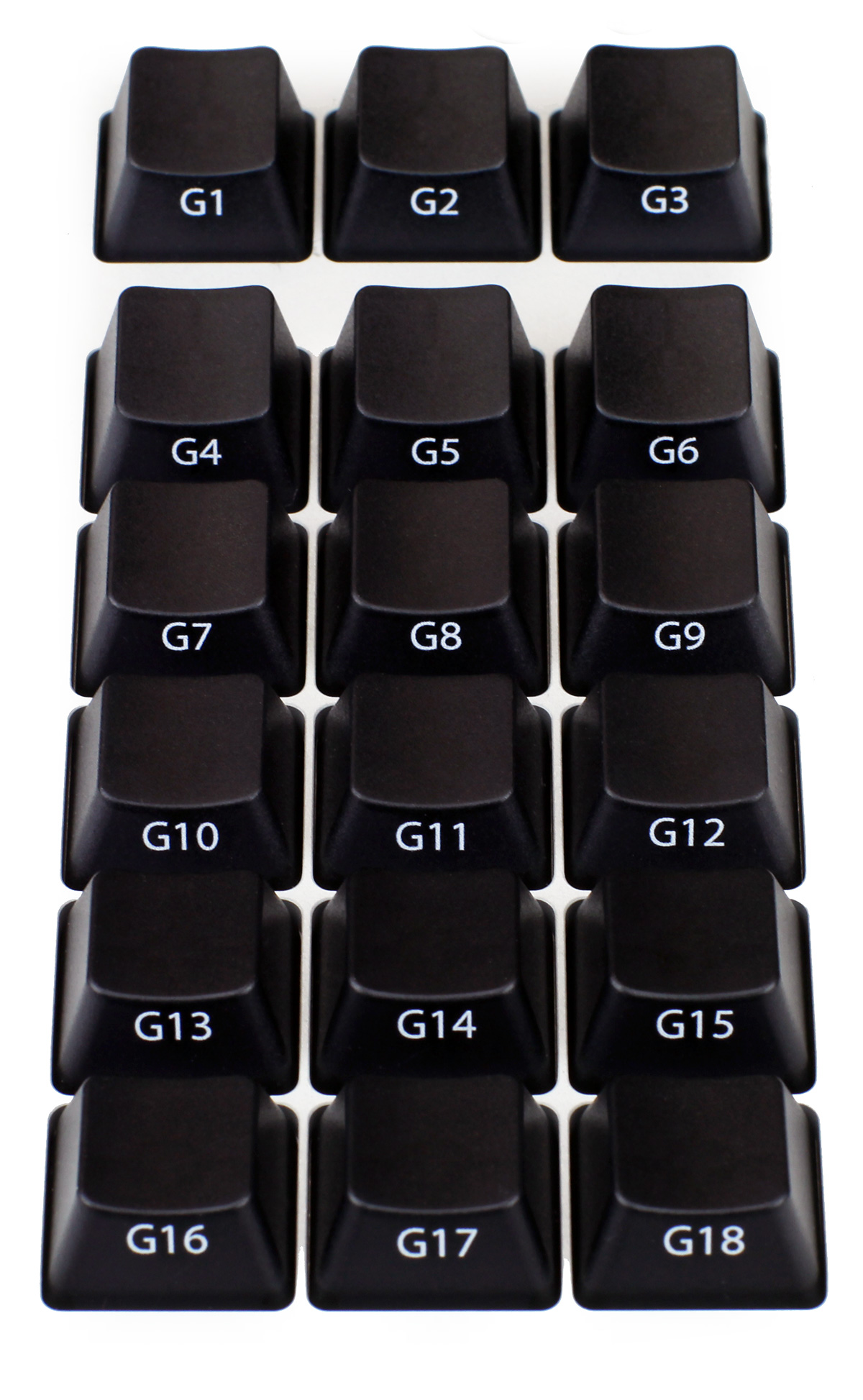 Max Keyboard Black Clear Translucent keycap pack for Corsair 