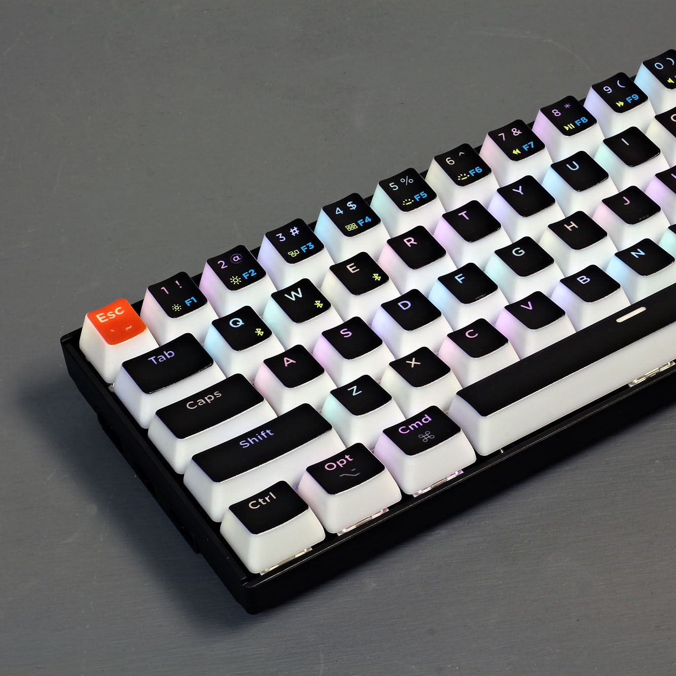 Shop :: Maker Designs :: Keychron K6 Custom Black Pudding Keycap Set