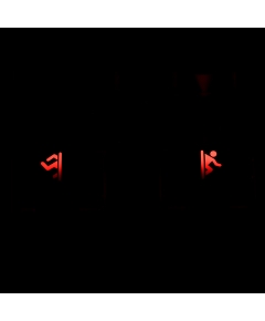 Max Keyboard R1 / B profile row 1x1.5 Cherry MX "Portal" Custom Backlight Keycap Set