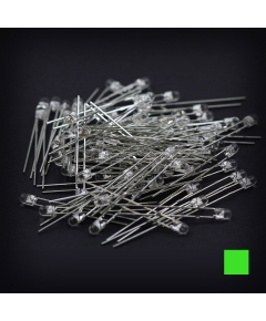 Max Keyboard Green 3mm Flangeless Replacement LED for Backlit Mechanical Keyboard (110 pcs)