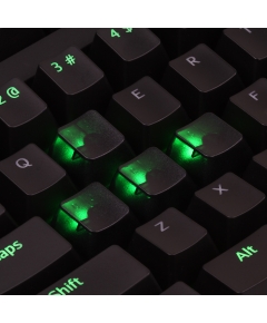 AN EXAMPLE: Max Keyboard Custom Black Translucent Cherry MX Blank Keycap Set for ESC, W,A,S,D or E,S,D,F and Arrow Keys