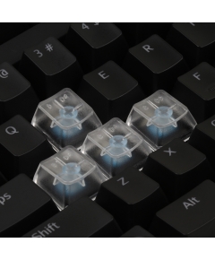 An Example: Max Keyboard Custom Clear Translucent Cherry MX Blank Keycap Set for ESC, W,A,S,D or E,S,D,F and Arrow Keys