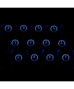 Max Keyboard R4 / E profile row 1x1 Cherry MX "Clock" Custom Backlight Keycap Set