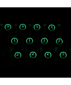 Max Keyboard R4 / E profile row 1x1 Cherry MX "Clock" Custom Backlight Keycap Set