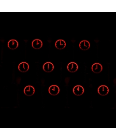 Max Keyboard R4 / E profile row 1x1 Cherry MX "Clock" Custom Backlight Keycap Set