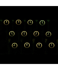 Max Keyboard R4 / E profile row 1x1 Cherry MX "Clock" Custom Backlight Keycap Set