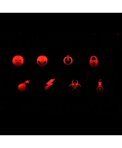 Max Keyboard R4 1x1 Cherry MX Custom Backlight Keycap Set 2