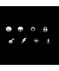 Max Keyboard R4 1x1 Cherry MX Custom Backlight Keycap Set 2