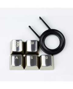 Cherry MX Metal (Zinc) Keycap Set for ESC & WASD Keys