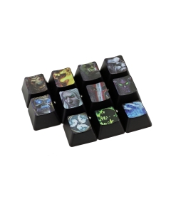 Example of complete key top printing