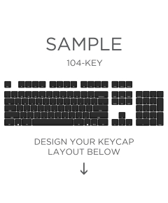 Max Keyboard ANSI Layout Custom Backlight Cherry MX Keycap Set (SIDE PRINT)