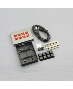 MAX Falcon-8 RGB Programmable Mini Macropad / Mechanical Keyboard (DIY KIT)