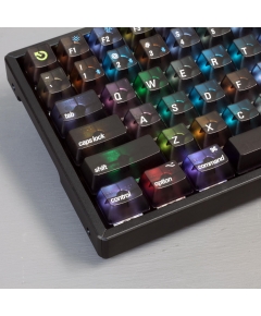 Keychron K4 Custom Black Translucent Keycap Set