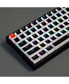 Keychron K2 Custom Black Pudding Keycap Set