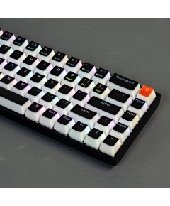 Keychron K6 Custom Black Pudding Keycap Set