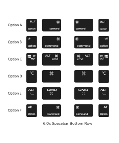 Modifier keys for 6.0x spacebar bottom row