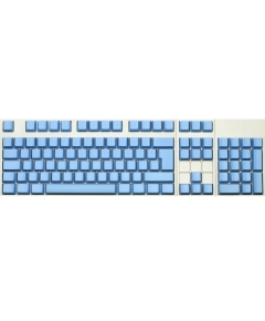 Max Keyboard ISO 105 Key Cherry MX Blank Keycaps (Blue Color with 6.25x Unit Spacebar)
