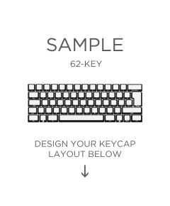 AN EXAMPLE: MAX Keyboard Custom White Translucent Side Print Backlight Keycap Set (60%)