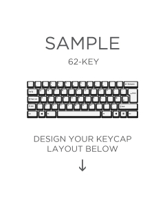 AN EXAMPLE: Max Keyboard ISO Custom White Translucent Top Backlight Keycap Set (TOP PRINT)