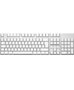 Max Keyboard ISO 105 Key Cherry MX Blank Keycaps (White Color with 6.25x Unit Spacebar)