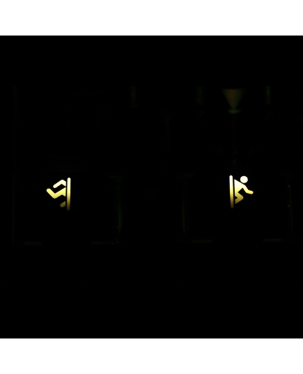Max Keyboard R1 / B profile row 1x1.25 Cherry MX "Portal" Custom Backlight Keycap Set