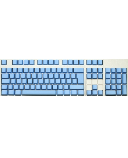 Max Keyboard ISO 105 Key Cherry MX Blank Keycaps (Blue Color with 6.25x Unit Spacebar)