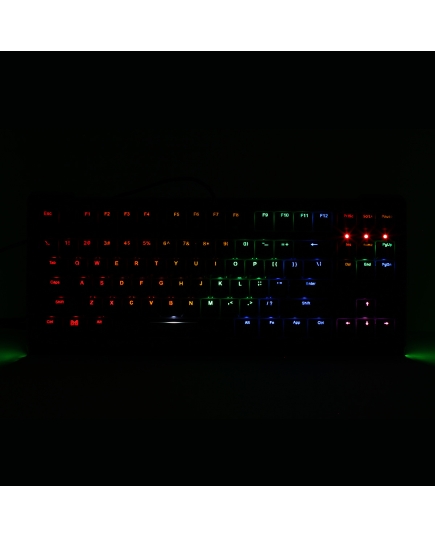 AN EXAMPLE: Max Keyboard Blackbird Full Custom Rainbow Color Backlit Mechanical Keyboard