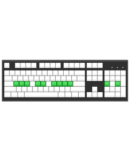 Max Keyboard Row 2, Size 1x1 Cherry MX Keycap.