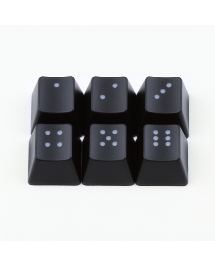 Max Keyboard R4 / E profile row 1x1 Cherry MX "Dice" Custom Backlight Keycap Set