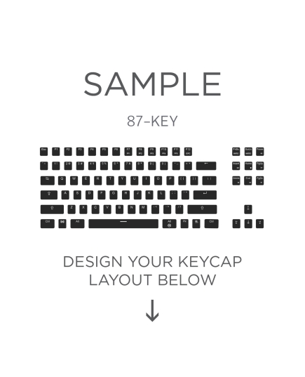 AN EXAMPLE: Max Keyboard ANSI 87-Key Layout Custom Backlight Keycap Set