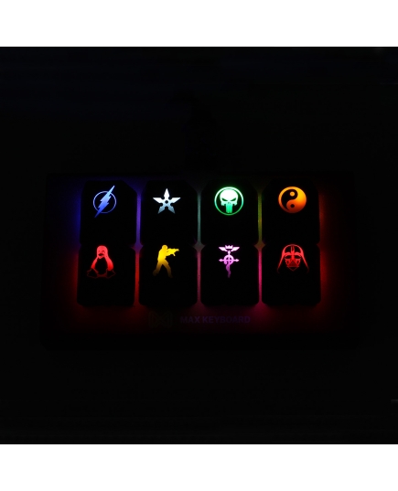 Example: Max Keyboard Custom Backlight Compatible Keycap for backlit keyboard