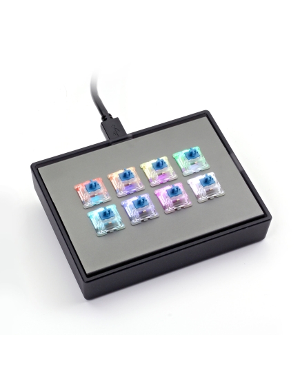 MAX FALCON-8 RGB Programmable mini macropad mechanical keyboard (Assembled)
