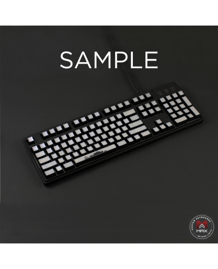 AN EXAMPLE: MAX Keyboard ANSI Custom White Translucent Top Backlight Keycap Set