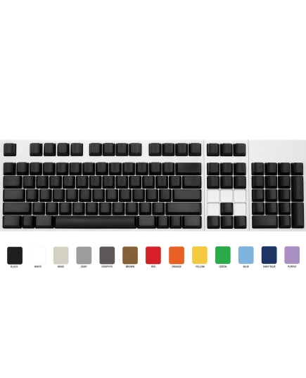 Max Keyboard ANSI 104-Key Cherry MX Blank Keycaps (Brown Color with 6.25x Unit Spacebar)