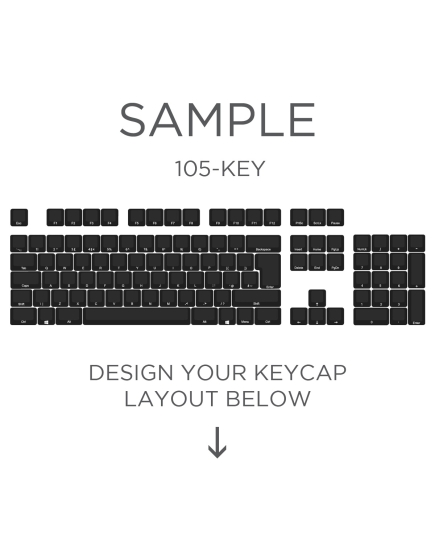 Max Keyboard ISO Layout Custom Backlight Keycap Set (SIDE PRINT)