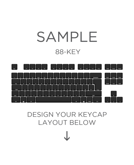 AN EXAMPLE: Max Keyboard ISO Layout Custom Backlight Keycap Set (SIDE PRINT)