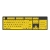 Nighthawk Z Yellow Large Print Mechanical Keyboard