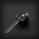 Example: Max Keyboard Blue 3mm Flangeless Replacement LED mounted on Cherry MX Switch
