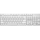 Max Keyboard ANSI 104-Key Cherry MX Blank Keycaps (White Color with 6.25x Unit Spacebar)