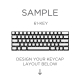 AN EXAMPLE: MAX Keyboard Custom White Translucent Side Print Backlight Keycap Set (60%)